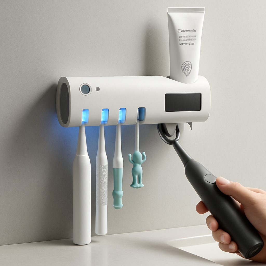 porte brosse à dent désinfectant